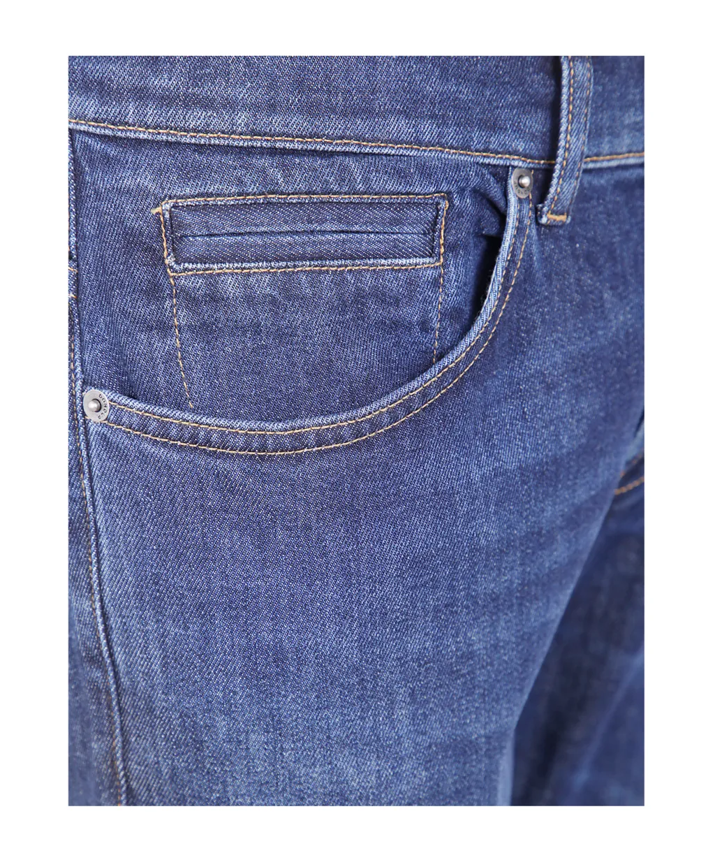 Cuffed Denim Jeans