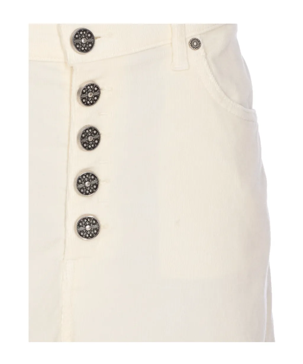 Bessie Velvet-Effect Jeans