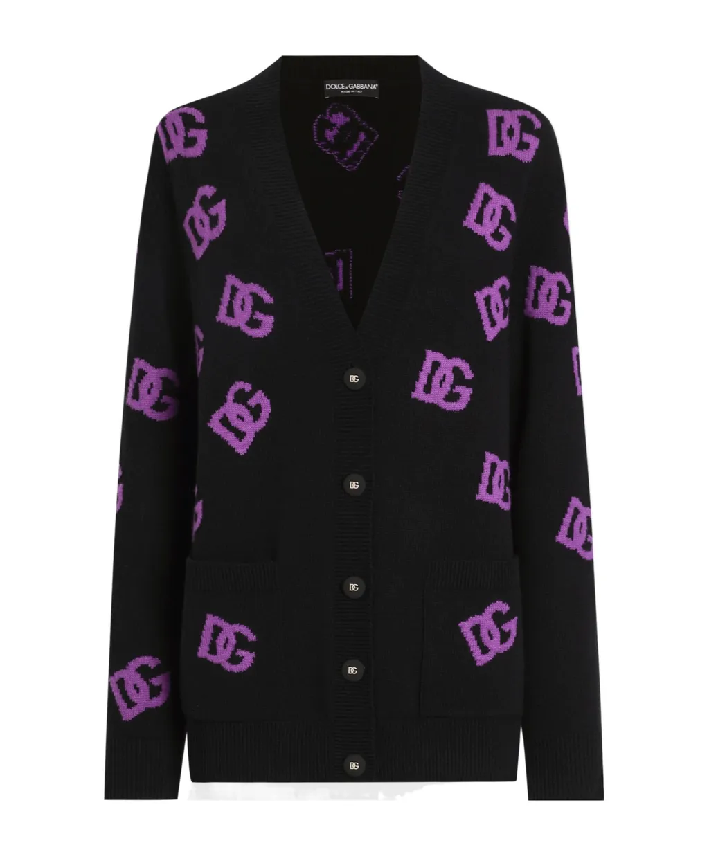 Logo-Motif Cardigan