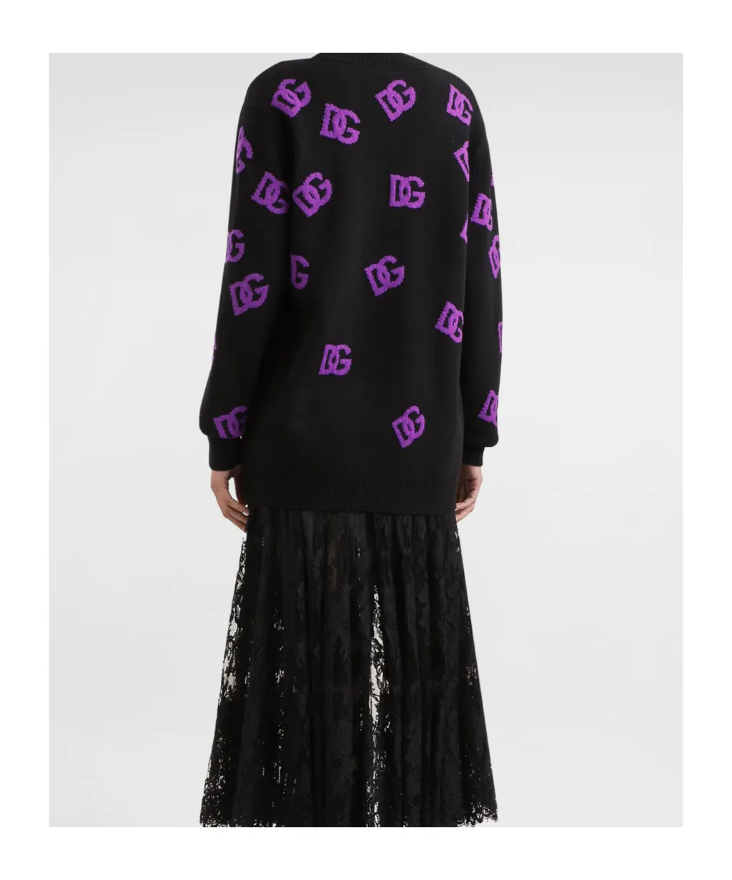 Logo-Motif Cardigan
