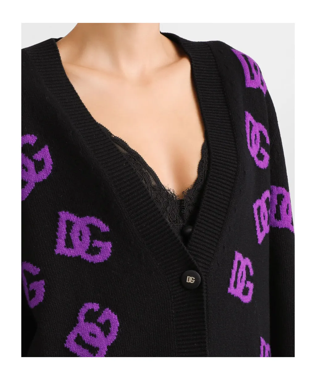 Logo-Motif Cardigan