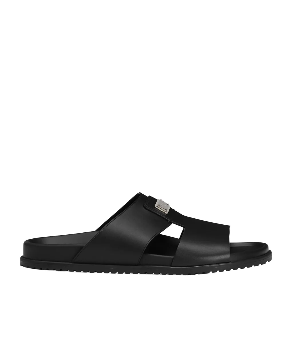 Logo Plaque Sandals