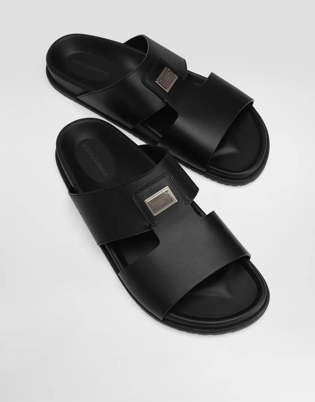 Logo Plaque Sandals