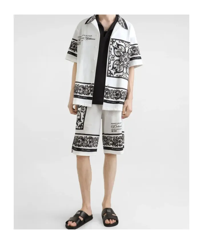 Logo-Print Cotton Shorts