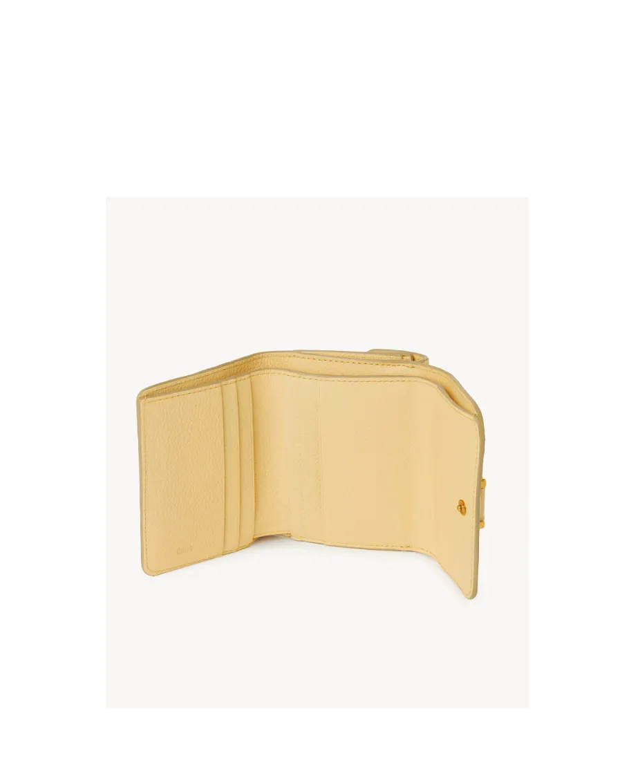 Logo Buckle Tri-Fold Wallet