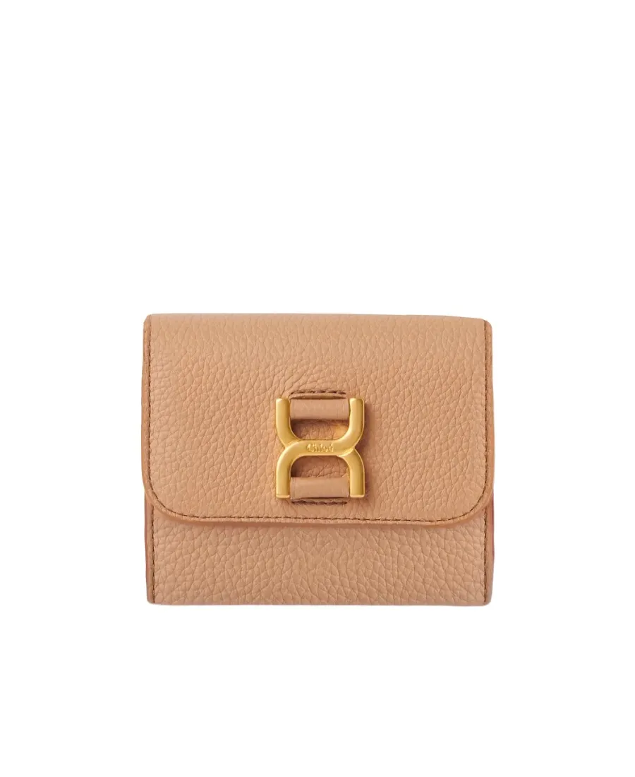 Logo Engraved Tri-Fold Wallet