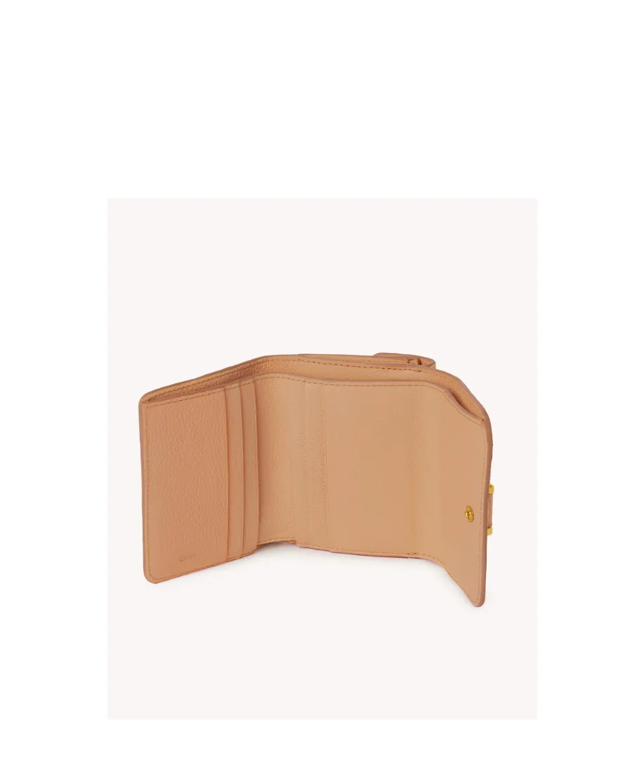 Logo Engraved Tri-Fold Wallet