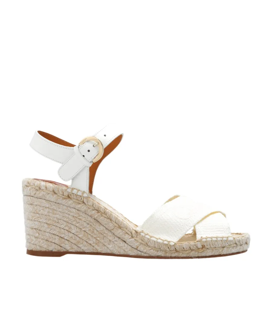 Ankle-Strapped Wedge Sandals