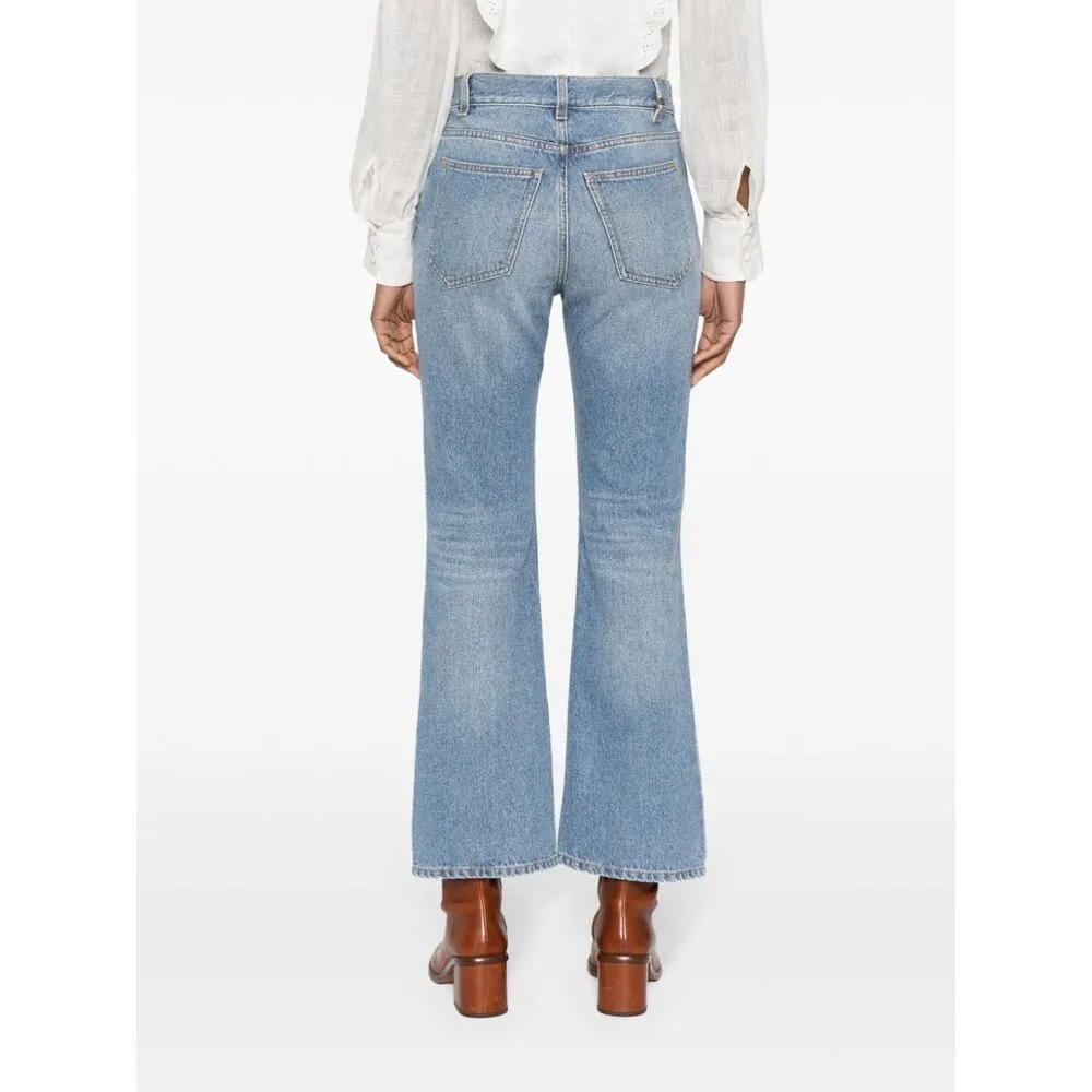Cropped Bootcut Jeans