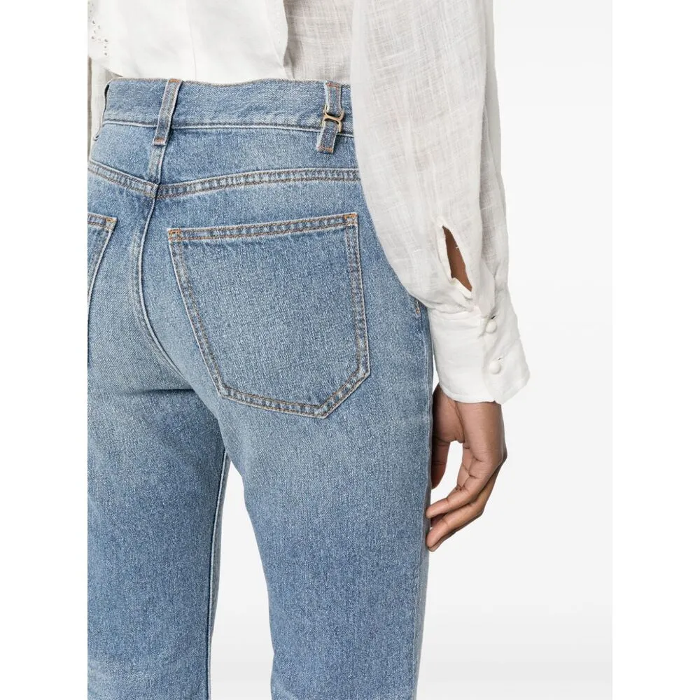 Cropped Bootcut Jeans