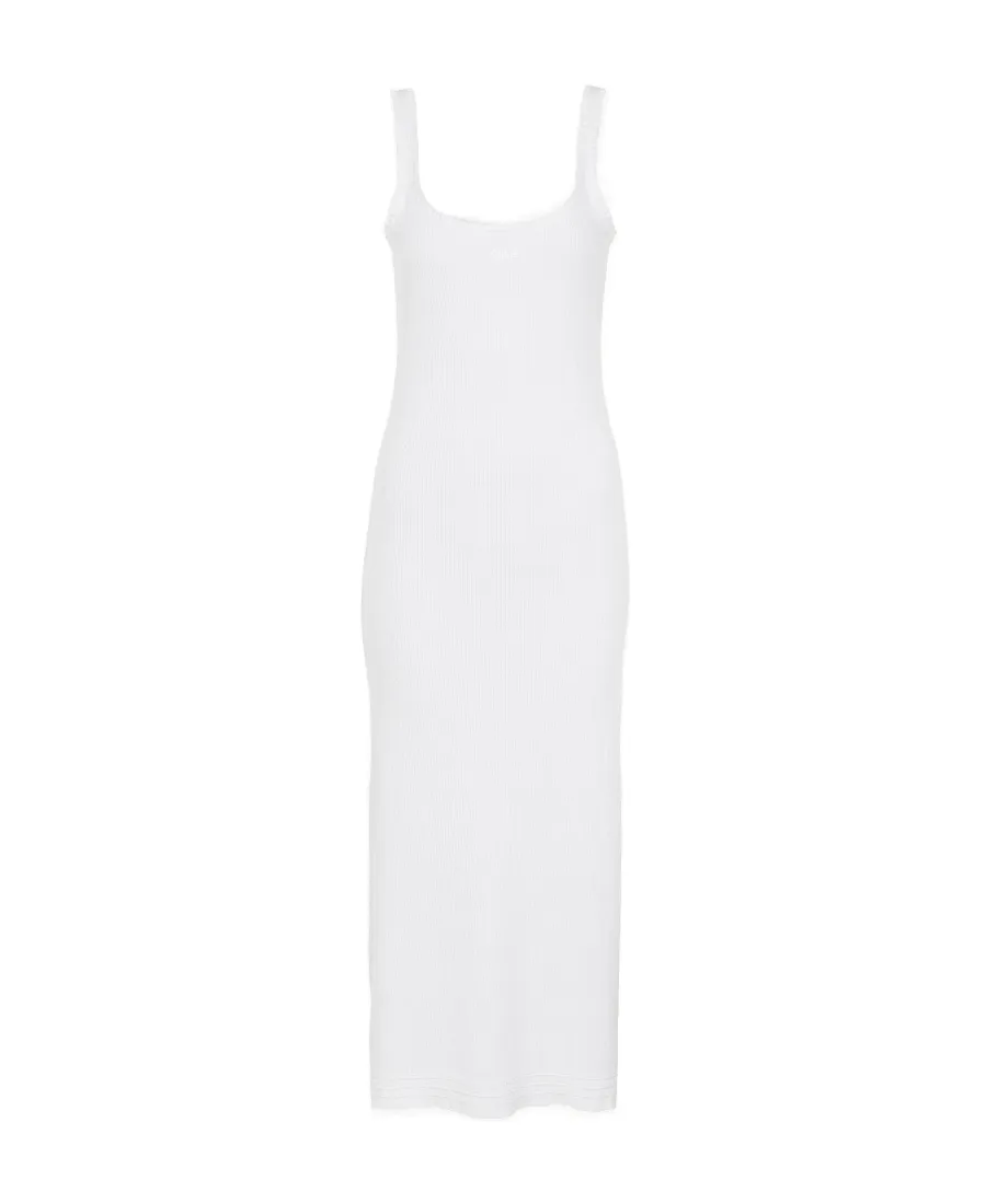 Classic Ribbed Sleeveless Dress