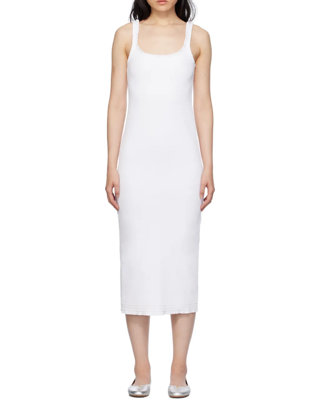 Classic Ribbed Sleeveless Dress