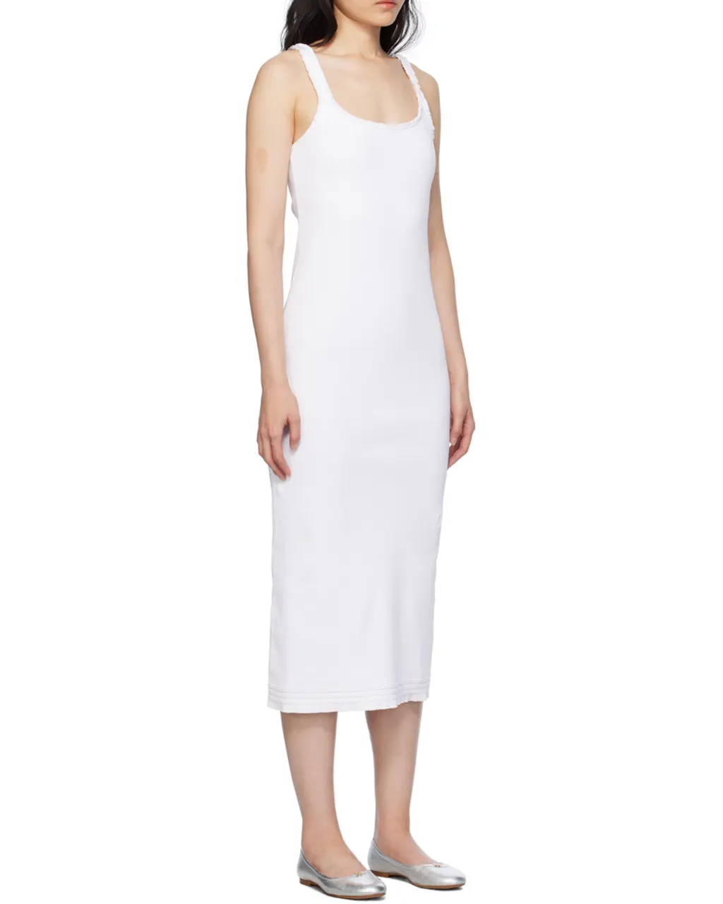 Classic Ribbed Sleeveless Dress