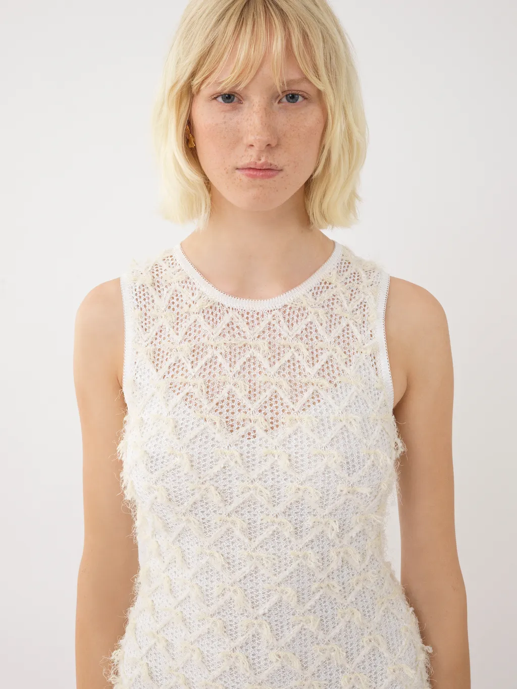 Lace Detailed Flared Mini Dress