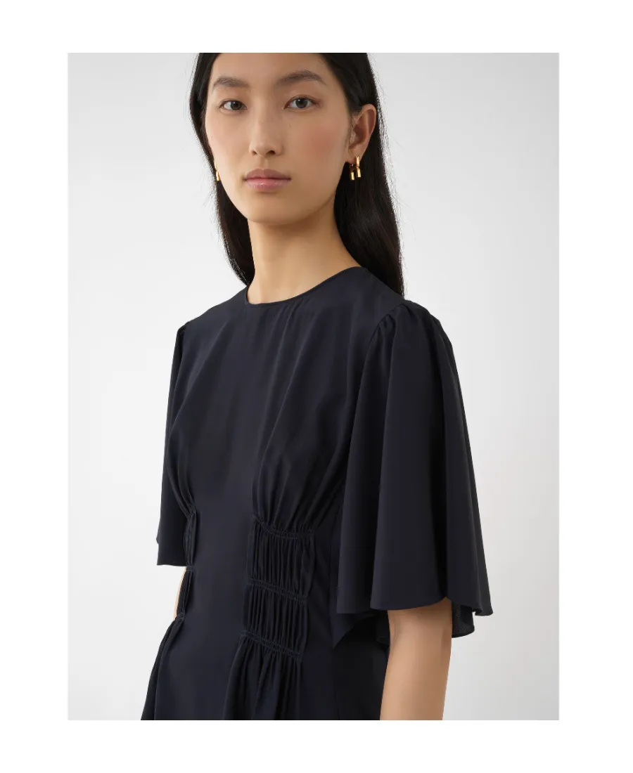 Wing-Sleeved Crewneck Top