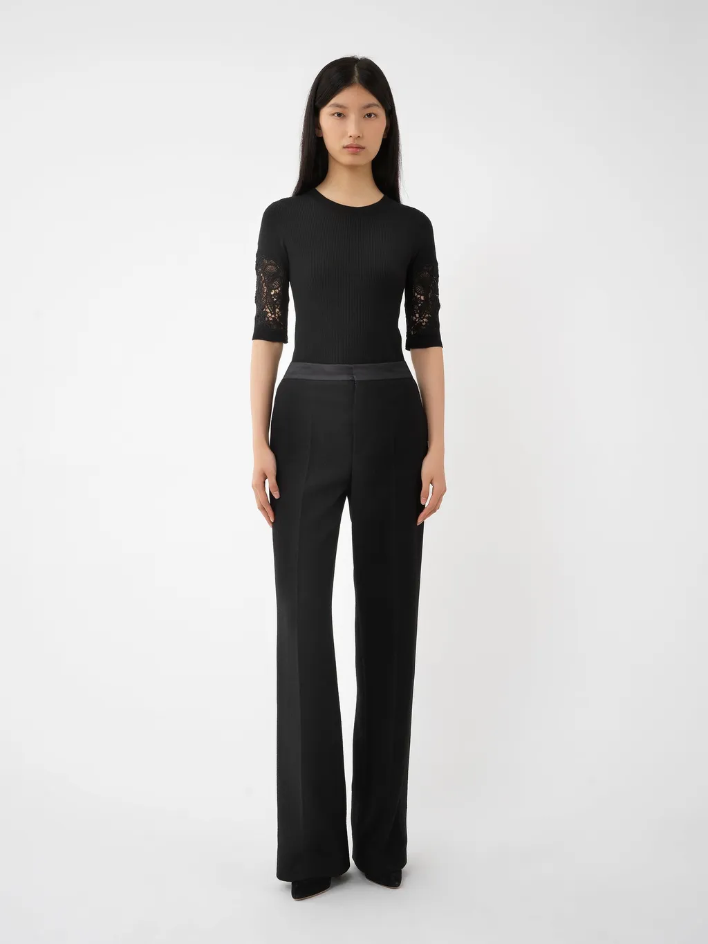 Straight-Leg Trousers