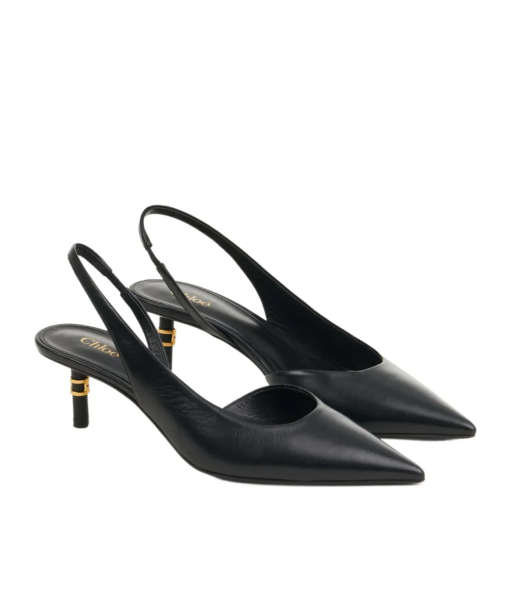 Pointed Toe Slingback Pumps