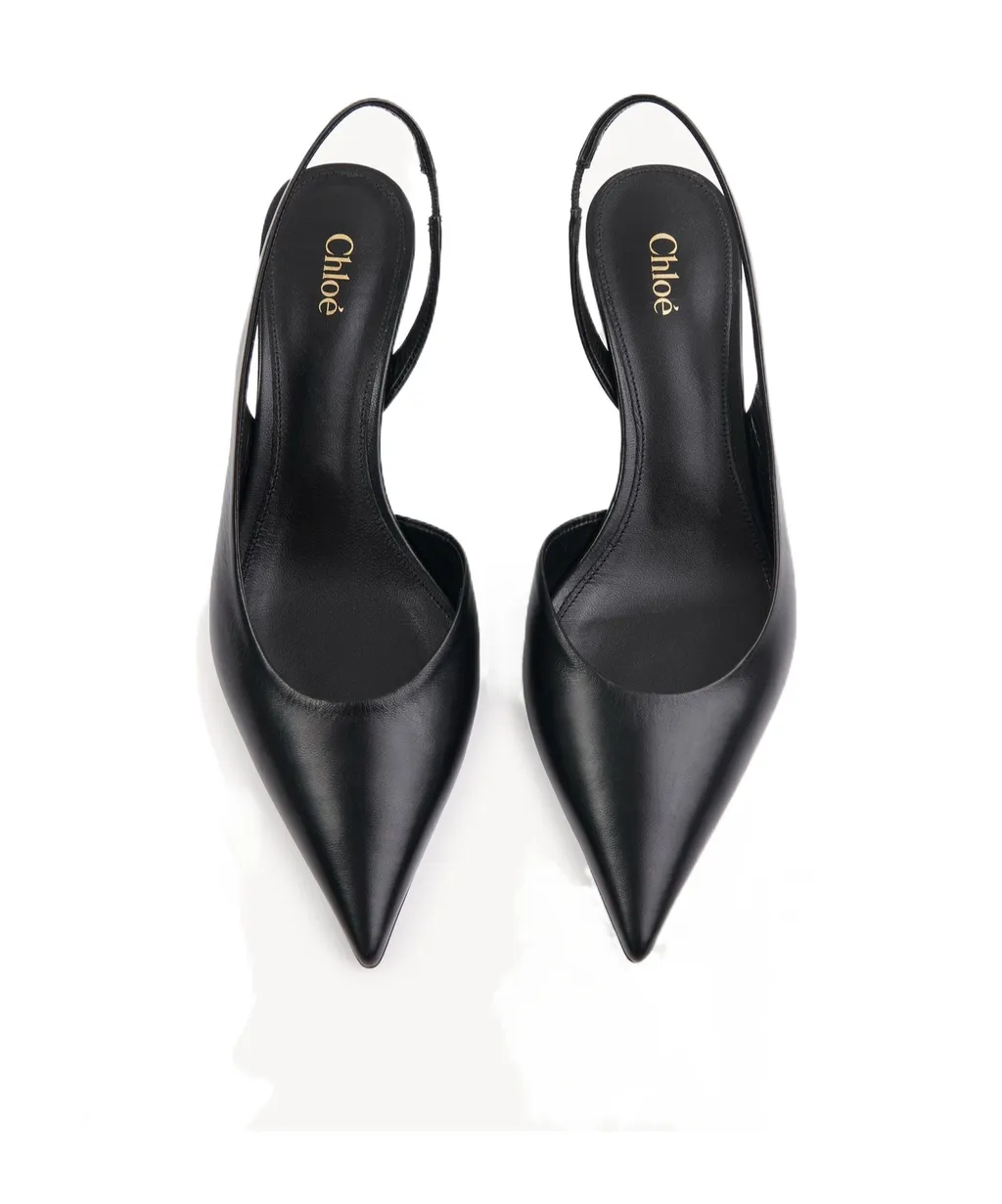 Pointed Toe Slingback Pumps
