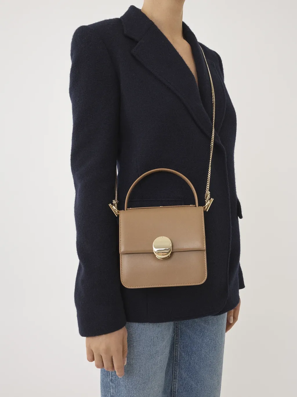 Penelope Foldover Top Handle Bag