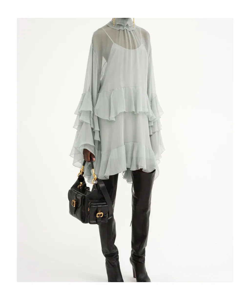 Camera Zipped Crossbody Bag