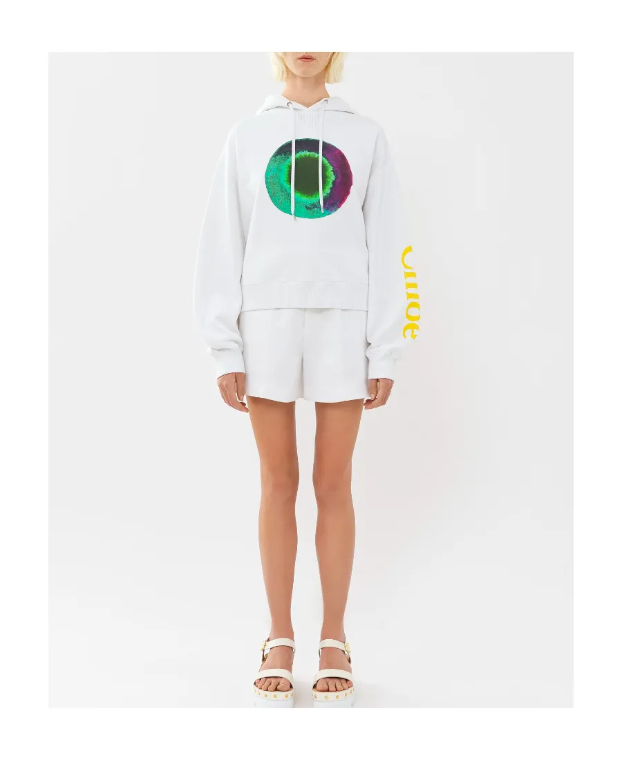 Printed Hooded Sweater