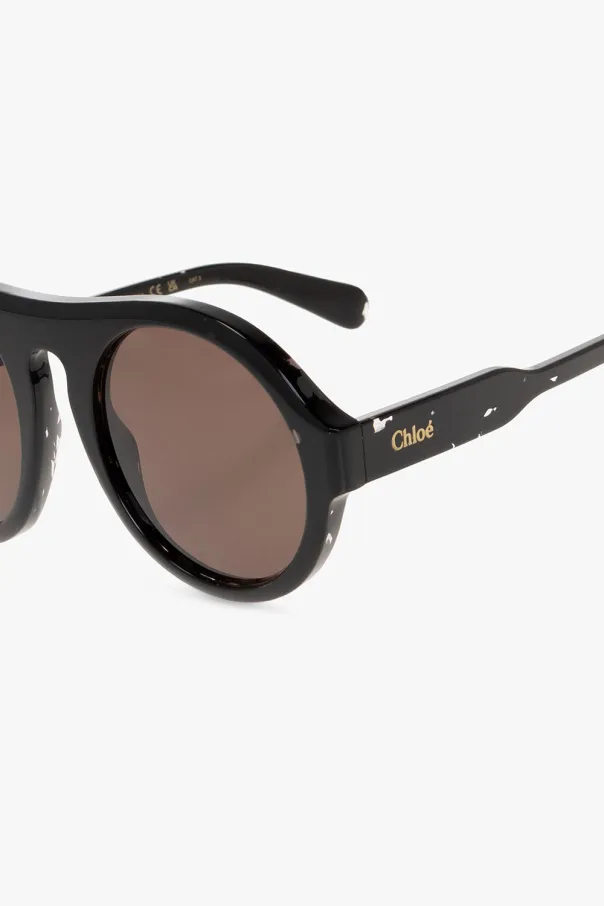 Round-Frame Tinted Sunglasses