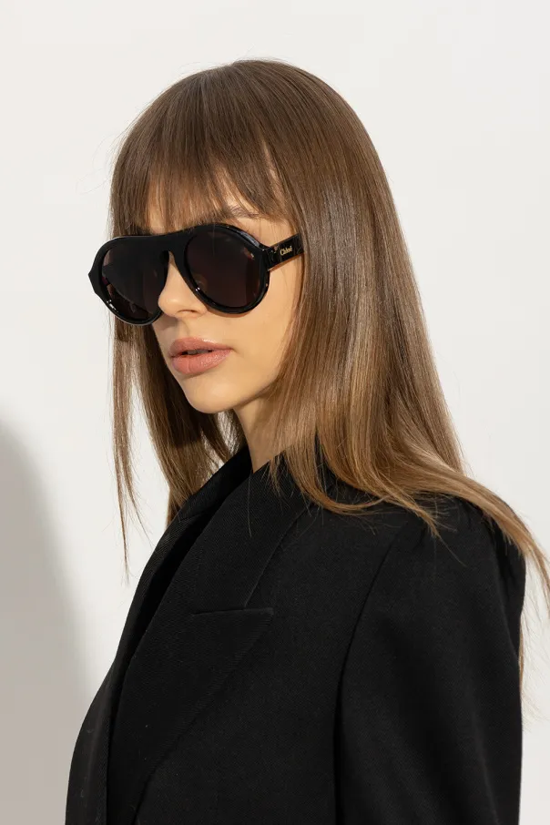 Round-Frame Tinted Sunglasses