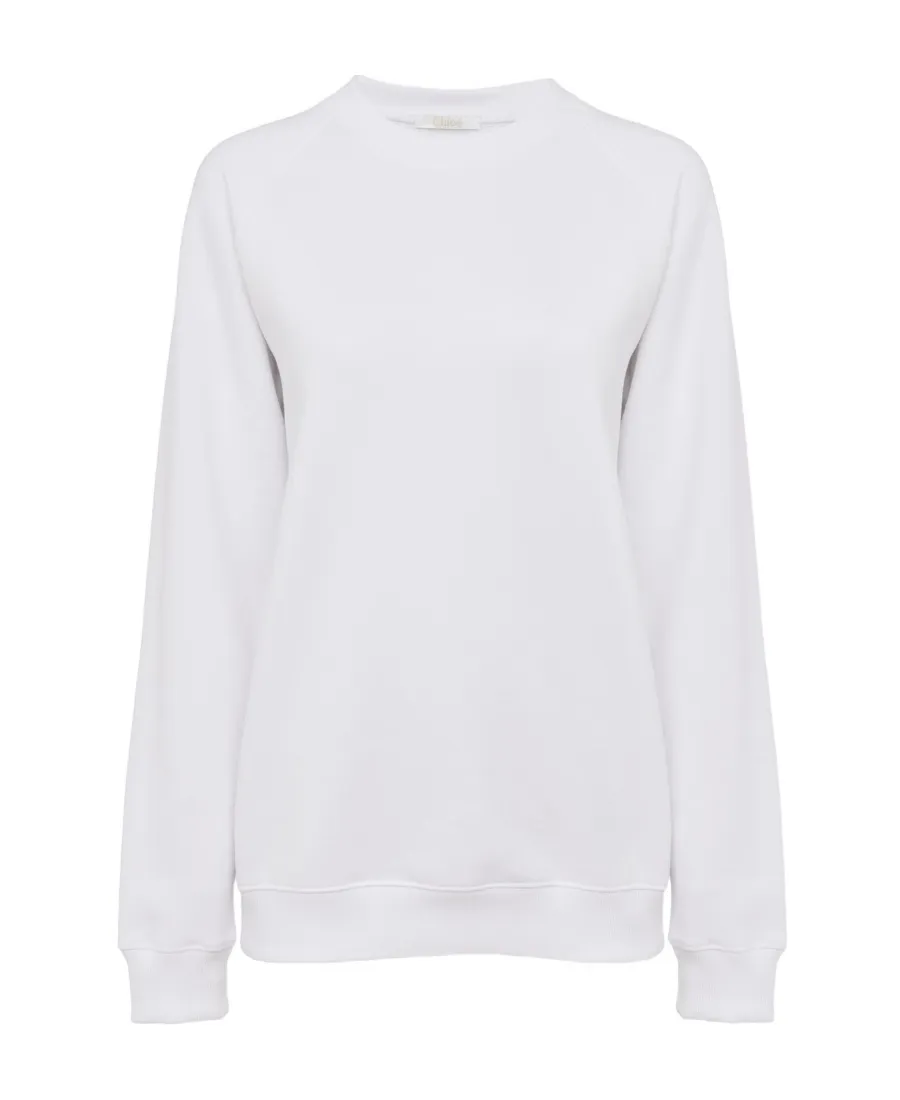 Logo Embroidered Crewneck Sweatshirt