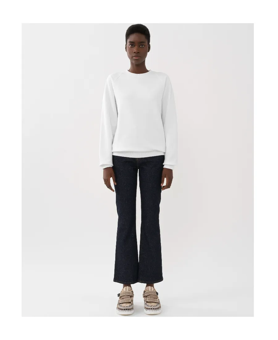 Logo Embroidered Crewneck Sweatshirt