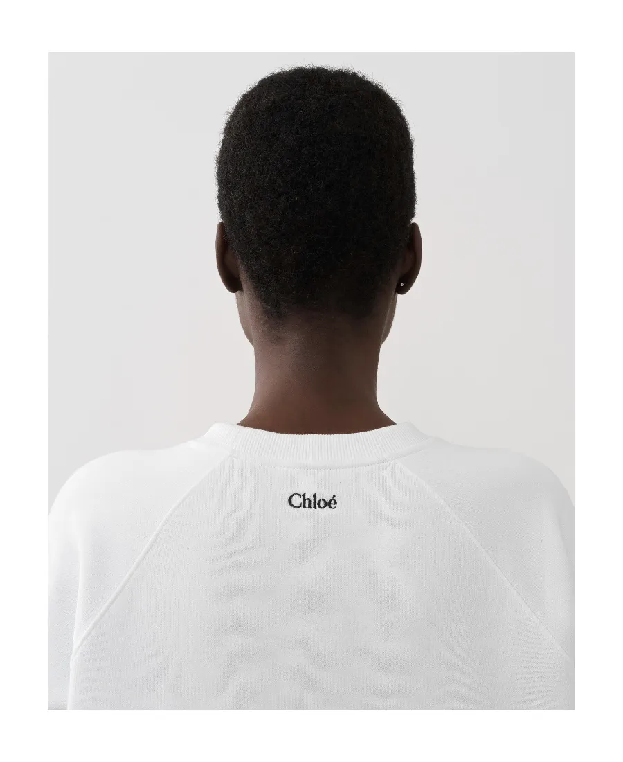 Logo Embroidered Crewneck Sweatshirt