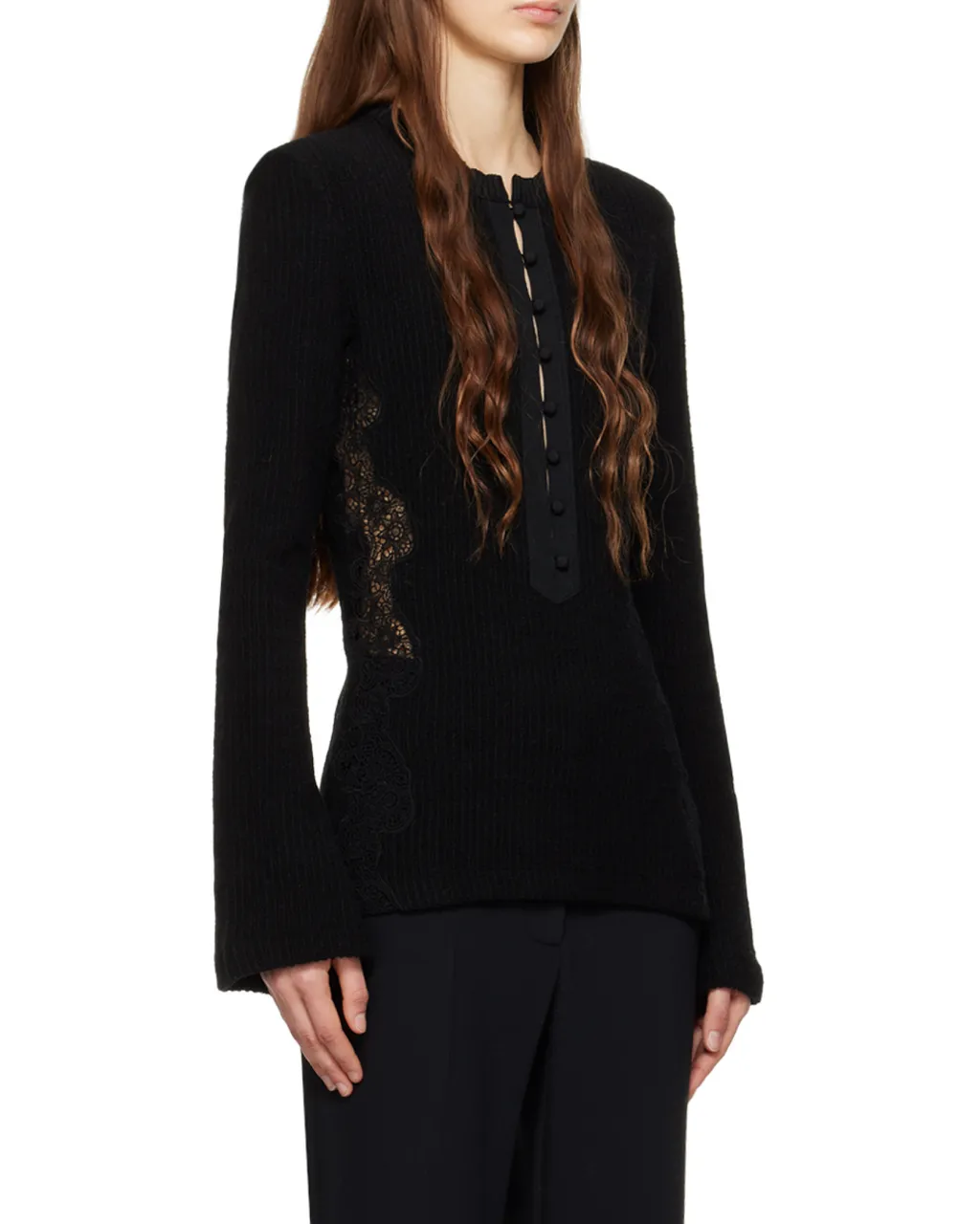 Flare Sleeved Knit Top