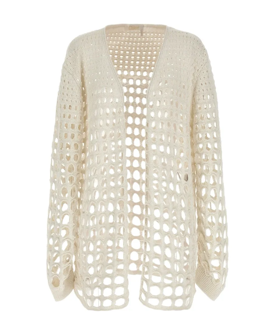 Macramé Knit Cardigan