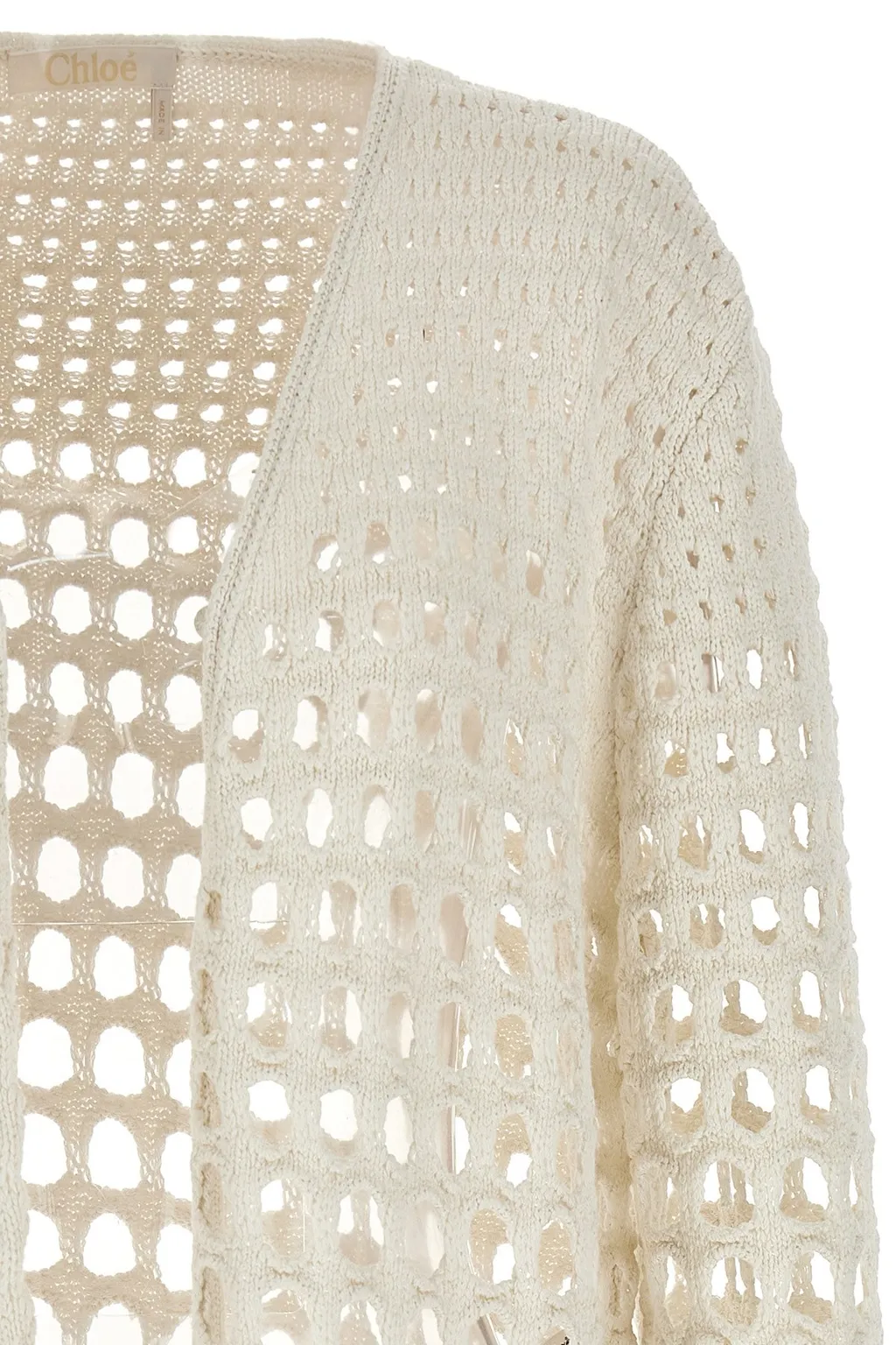 Macramé Knit Cardigan