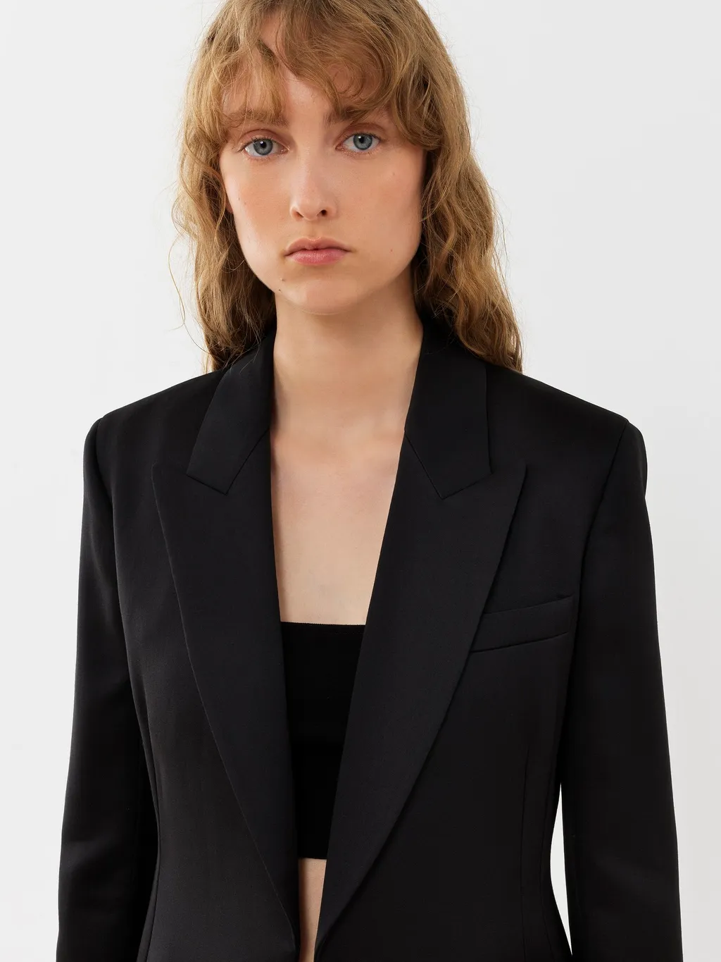 Single-Breasted Tailored Jacket
