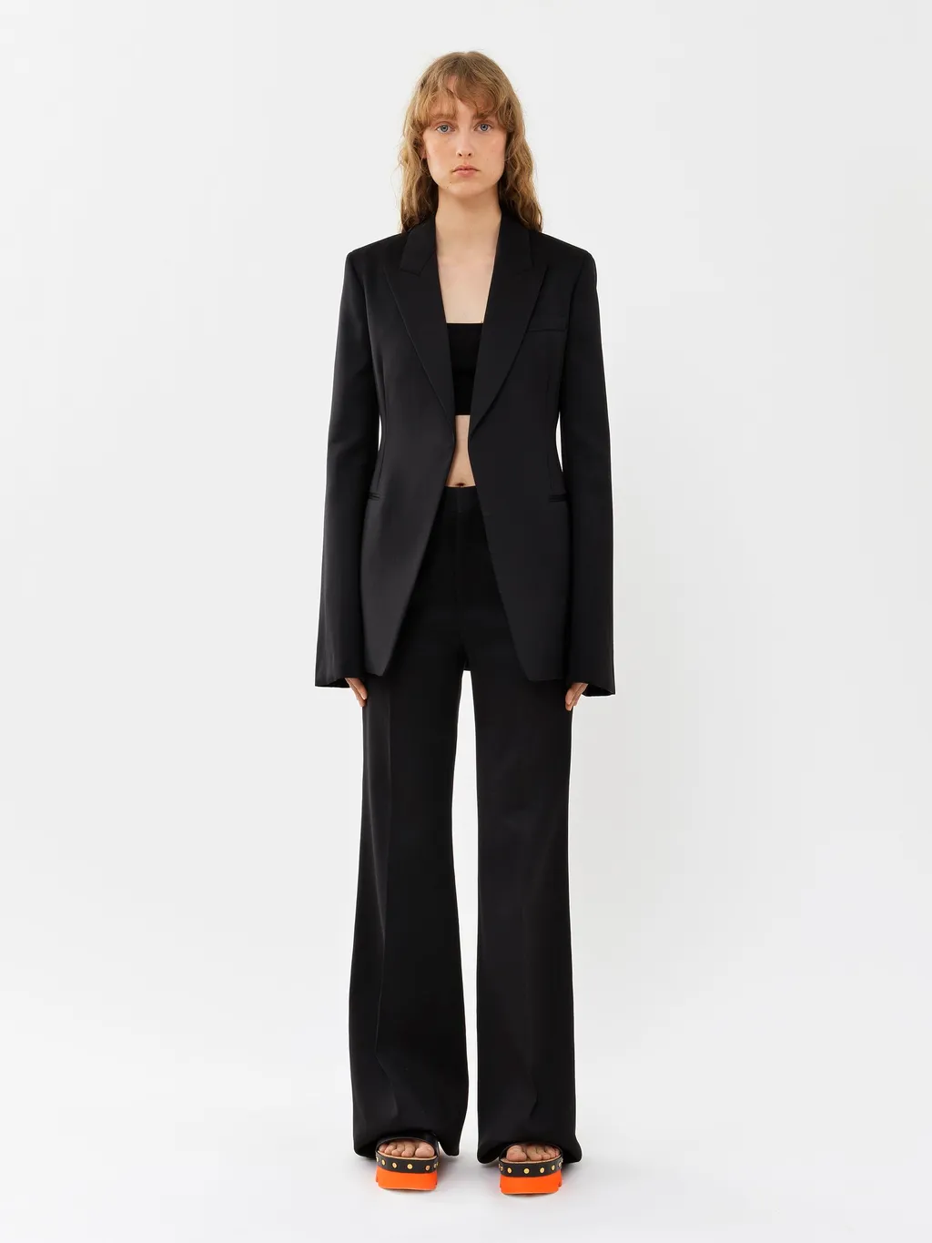 Single-Breasted Tailored Jacket