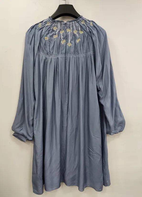 Embroidered Panel Dress