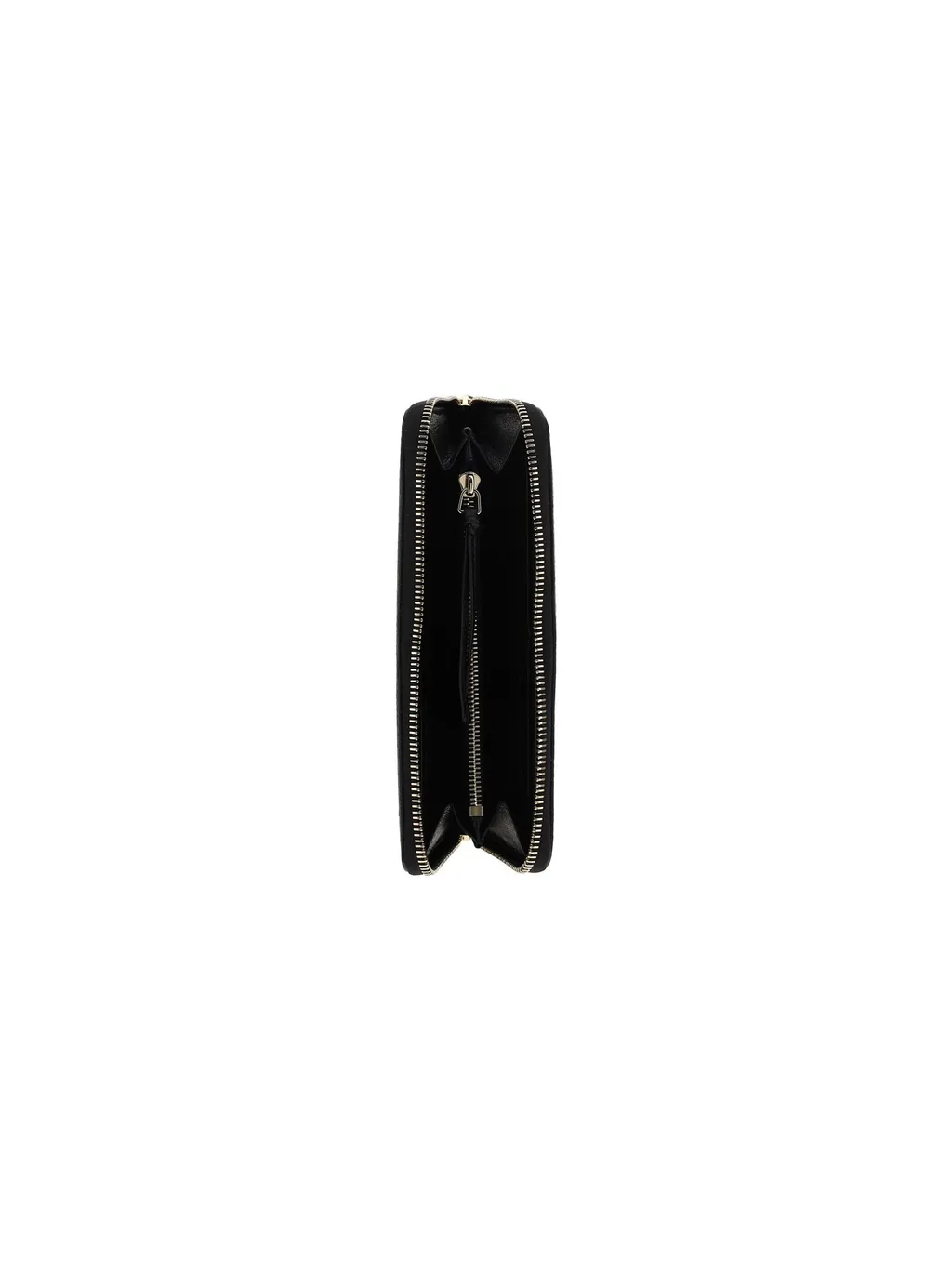 Logo Detailed Zipped Wallet