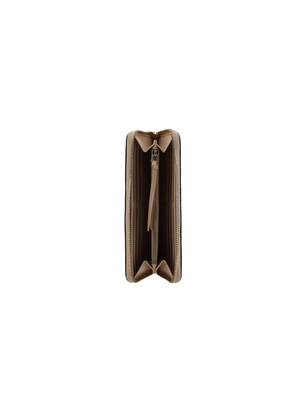 Logo Detailed Zipped Wallet