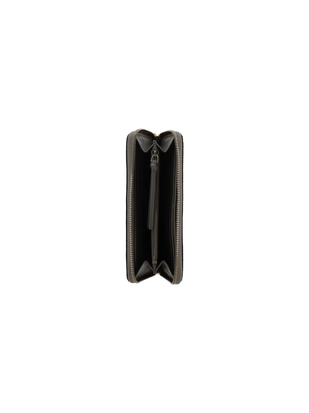 Logo Detailed Zipped Wallet