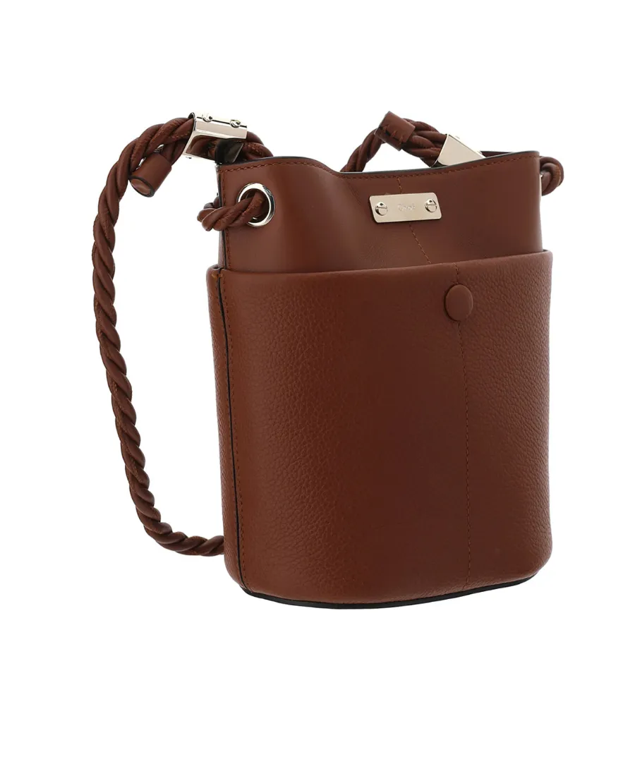 Logo Bucket Shoulder Bag