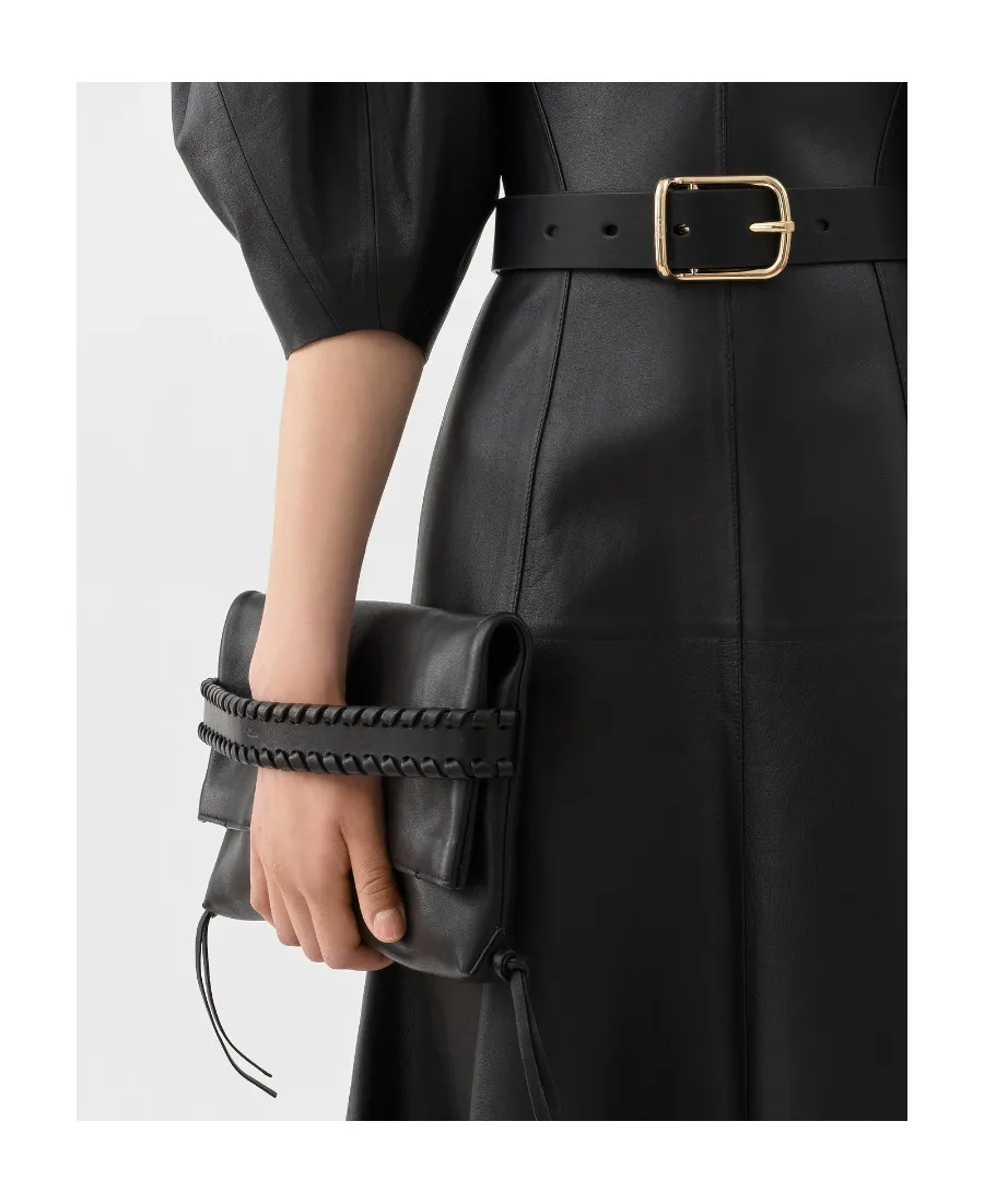 Mony Leather Clutch Bag