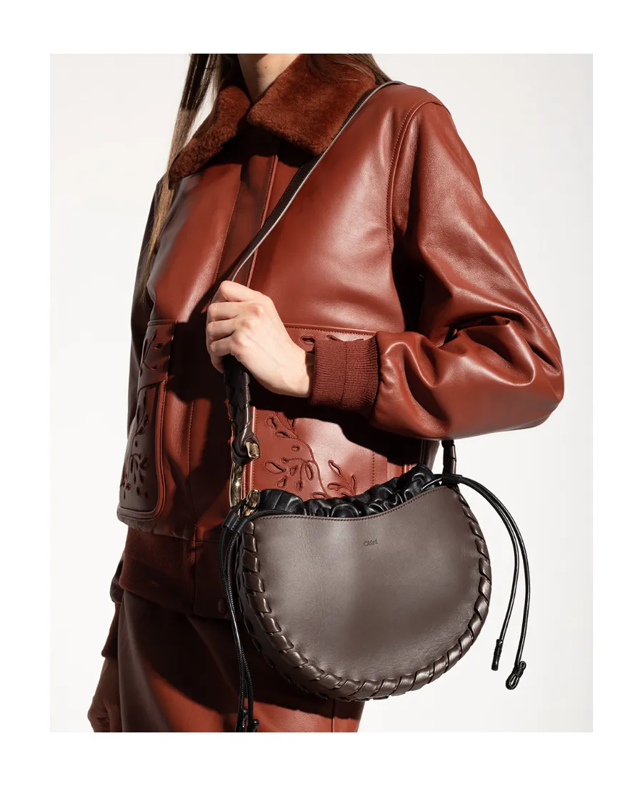 Zippered Shoulder Bag