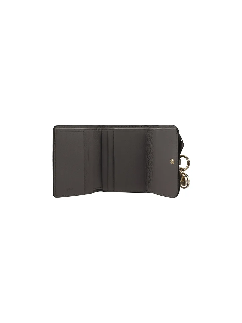 Logo Plaque Tri-Fold Wallet