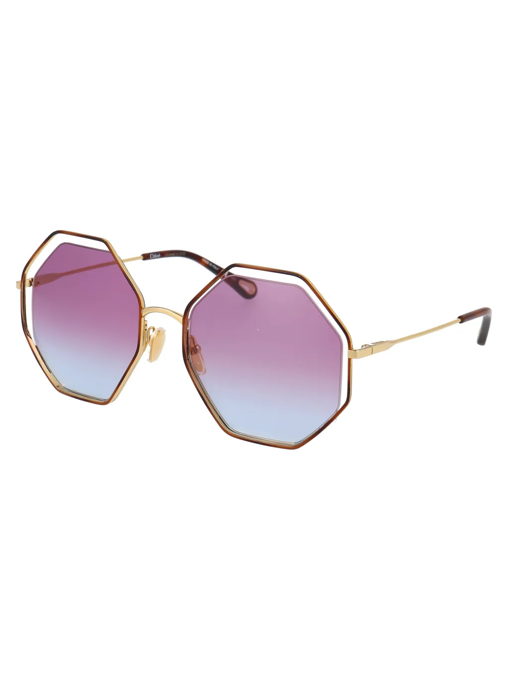 Octagonal Frame Sunglasses