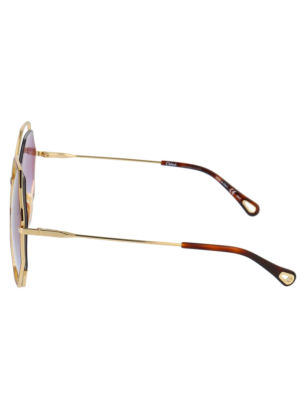 Octagonal Frame Sunglasses