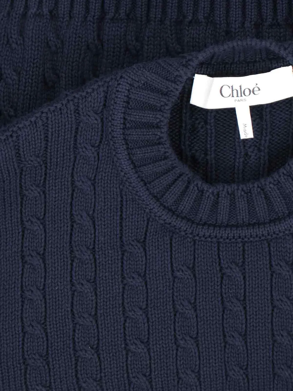 Buttoned-Detail Knitted Jumper
