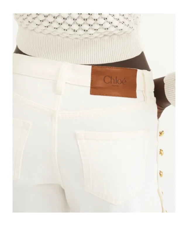 Embellished Cropped Jeans