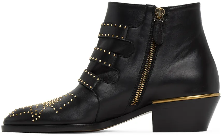 Susanna Embellished Buckled Boots