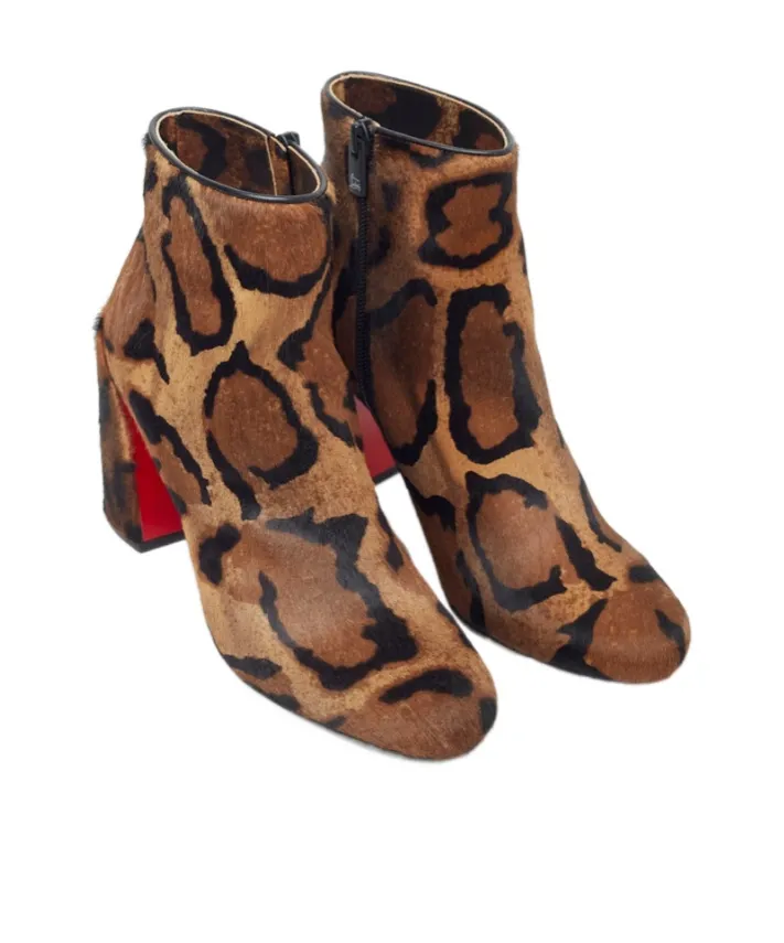 Animal Printed Ankle Boots