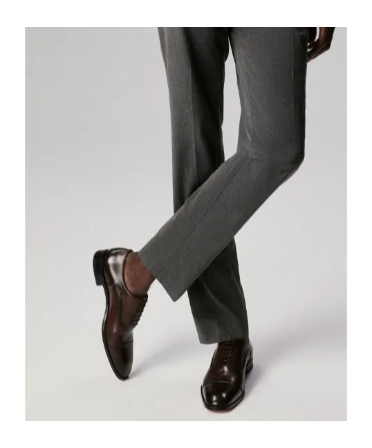 Cap-Toe Flat Oxford Shoes